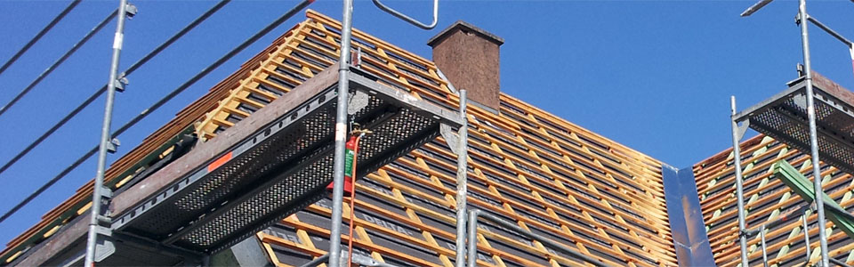 Renovierung eines Dachs